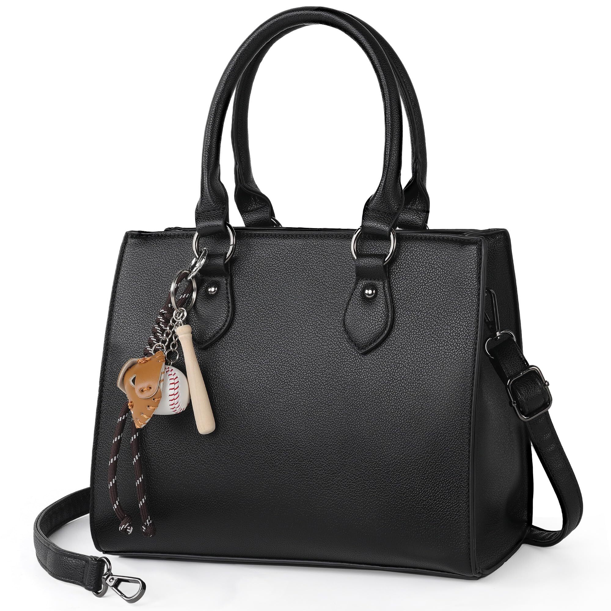8979 Purses And Handbags Vegan Leather Tote Bag Black Purses Trendy Satchel 8979 Purses And Handbags Vegan Leather Tote Bag Black Purses Trendy Satchel